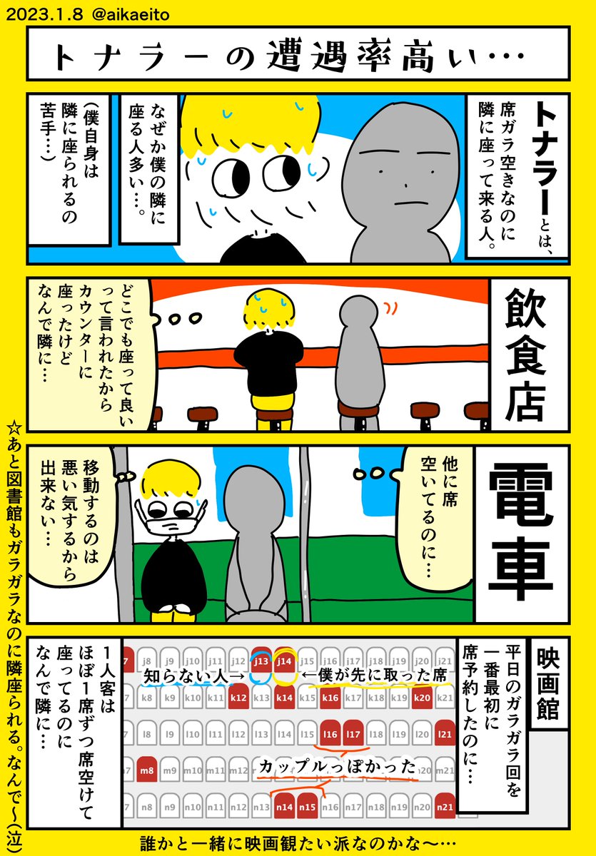 トナラーの遭遇率高い… 