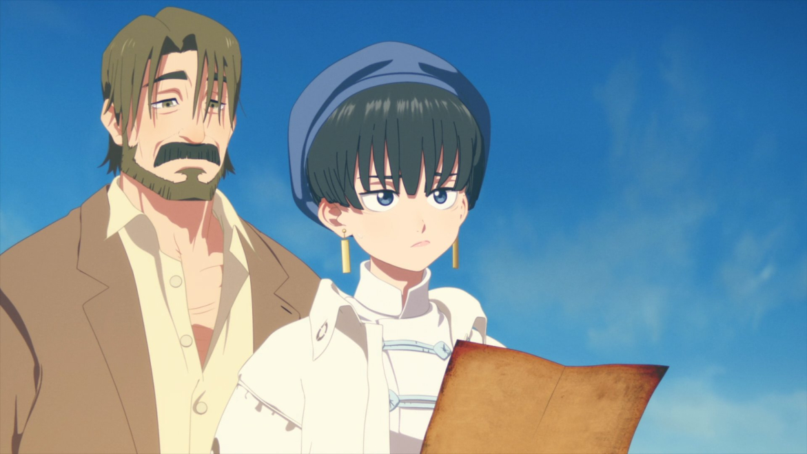 rhabarberei's tweet photo. new trigun looks gorgeous but I don't know if I can get past this absolute fucking downgrade https://t.co/K2cPuSnqCE
