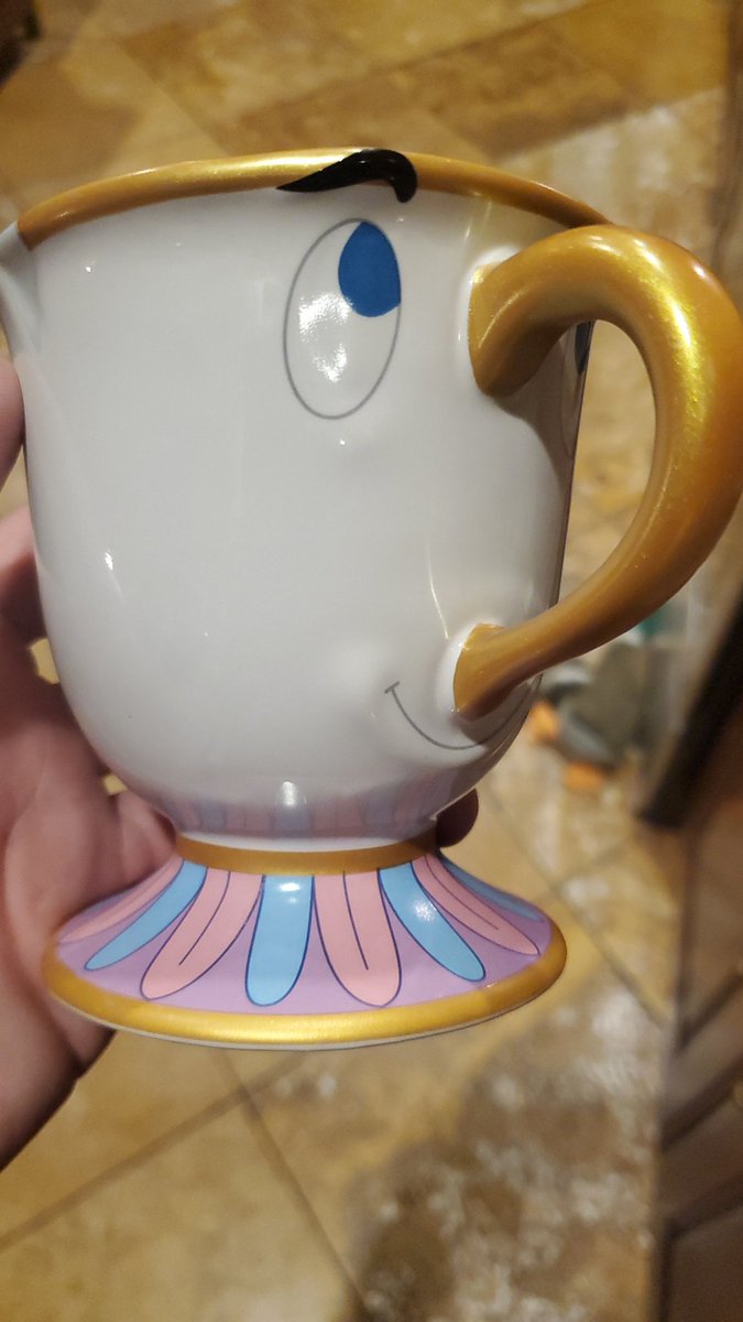 Still one of my fave coffee cups. #chip #Disney #BeautyAndTheBeast30th