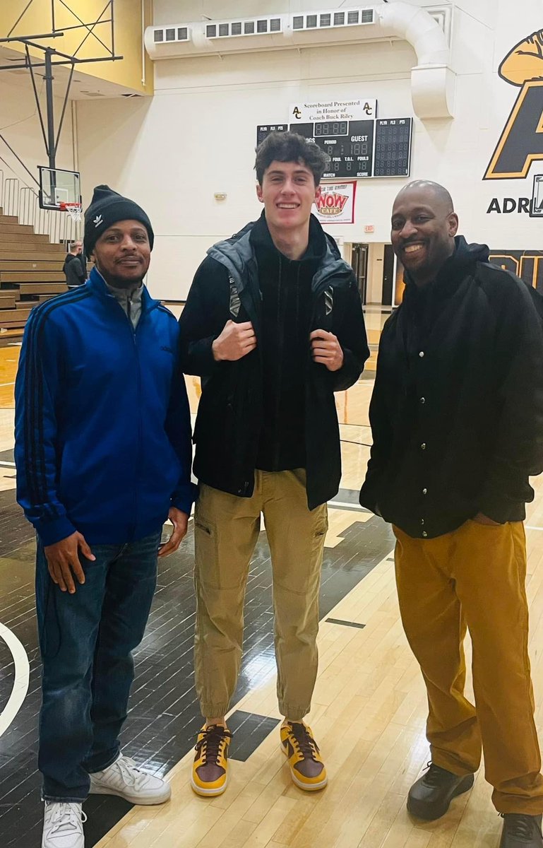 Went to watch former player at Adrain College!!!