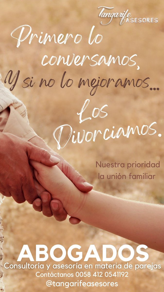714Alberto's tweet photo. Primero lo conversamos
Y SI NO LO MEJORAMOS
Los Divorciamos...
#parejas #tangarifeasesores  #Abogados #terapias #divorcios #reconciliacion https://t.co/p7ewAProdq