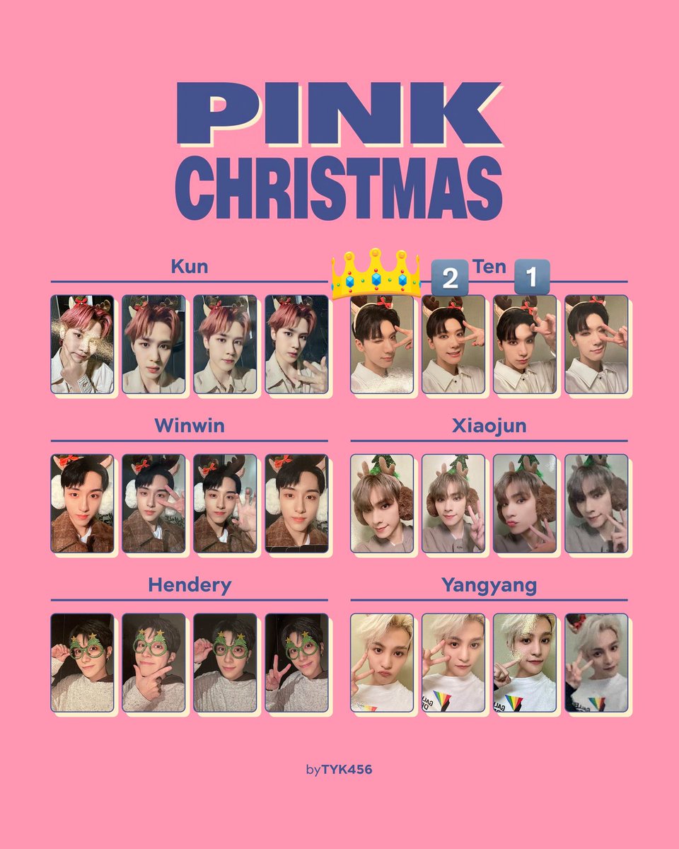 ギフト PINK CHRISTMAS wayv テン クリスマス トレカ nct - 通販