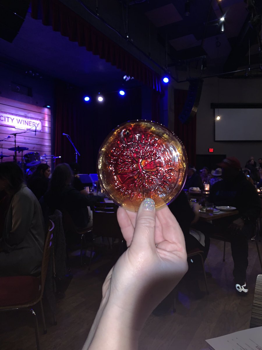 mattgatewood's tweet photo. The show hasn’t even started, but we got this awesome suncatcher that benefits a great cause. #healingappalachia @TTChilders @JasonIsbell @ArloMckinley @SierraFerrell @amythystkiah #hellointhere https://t.co/XIRmIXRxxG