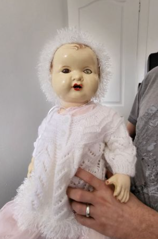 HouseOfWeirdPod's tweet photo. Bit of a teaser for Wednesday’s upcoming episode! #haunteddolls https://t.co/Wm7CjK1k02