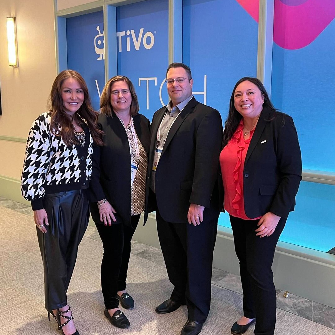 TiVo's tweet photo. A few of our team members at #CES2023. Kevin Lenhart, GM Pay-TV Business is there to talk all things Pay-TV. Drop by one of our booths at Madison Meeting Center, Park MGM Las Vegas and LVCC West Hall - Booth #5541 and say hello!
#CES2023 #WatchExtraordinary #WeAreXperi https://t.co/qxoJzBT47K