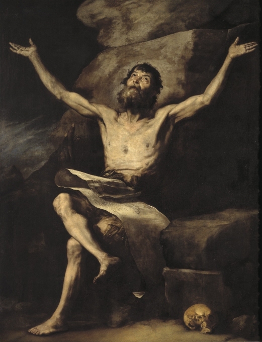 Jusepe de Ribera, St Paul the Hermit, 1644 #natmuseumswe #nationalmuseum collection.nationalmuseum.se/eMuseumPlus?se…