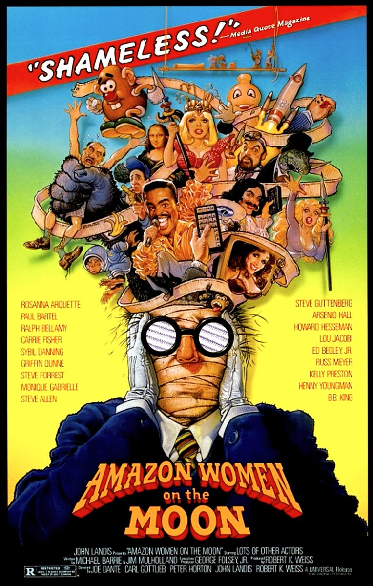 DevsNerdCave's tweet image. #NerdCave #RetroWeekend
#NowPlaying(3rd #movie of the day)
#AmazonWomenOnTheMoon (1987) on @internetarchive

Link to #Watch #Free:
archive.org/details/Amazon…

Check out our #reviews on @letterboxd
LetterboxD.com/DevsNerdCave

#80s #80sMovies #Comedy #Movies #Retro #SaturdayNight #Satire