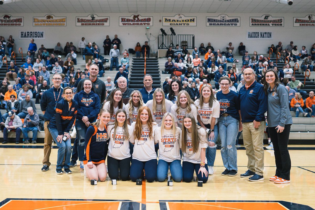 So much fun presenting State Runners Up rings to our 2022 softball team!  Great season with a great group of young ladies!  <a href="/HHSRaidersSB/">Harrison High School Softball</a> <a href="/HHSPrincipal10/">Harrison High School Principal</a> @RaiderAsstAD - Photo credit - Dave Wegiel