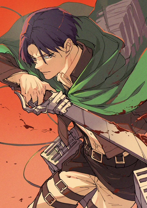 イケメン描いてみる 1リヴァイさん 