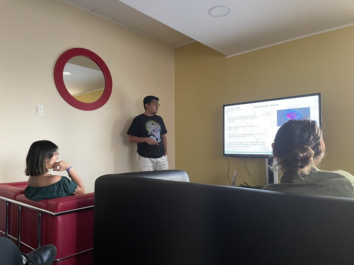 Another round of very interesting talks by students of the <a href="/DevBioQuintay/">DevBio CourseQuintay</a> international course of Developmental Biology 

Tonight we heard about:

Andean planarians

Mexican Axolotls

And their respective regeneration prowesses

<a href="/EMBO/">EMBO</a> <a href="/LASDB_DevBiol/">LatinAmerica DevBiol</a> <a href="/ScienceStowers/">Stowers Institute</a>
