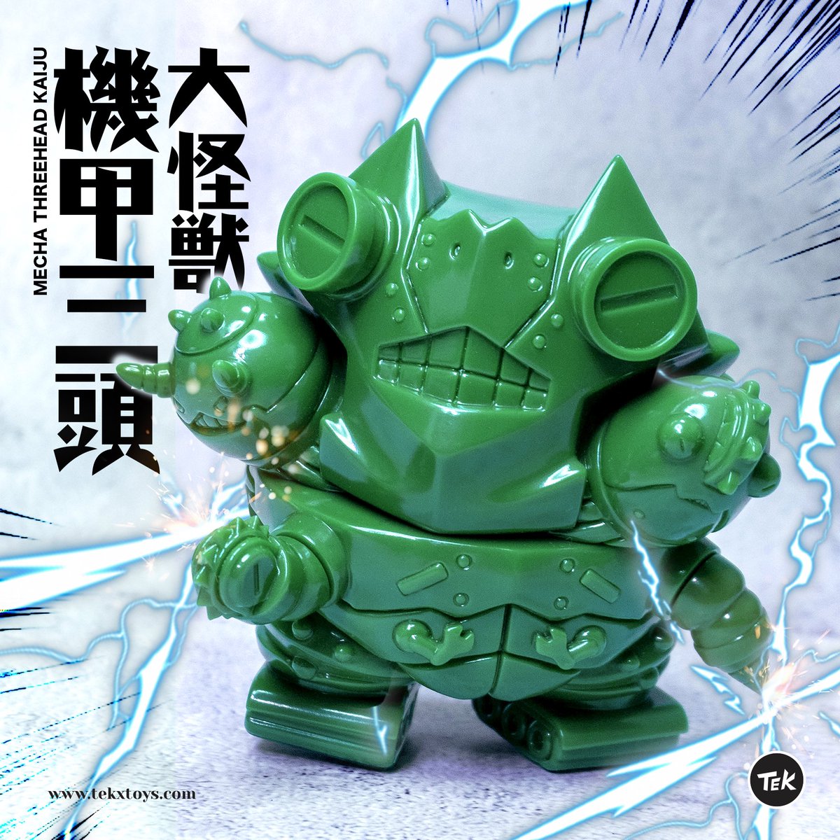 soulying's tweet photo. Mecha 3Head kaiju💥💥
Available to order now on https://t.co/VmL43aIQ7x
• 7 parts articulated
• 2 extra arms
• 2 extra mini bodies
• 12.5cm (5inch) H
• USD90 (free shipping)
• Limited to 50 pcs
#kaiju #mecha #threeheadkaiju #sofubi #softvinyl #vinyltoy #arttoys #怪獣 https://t.co/vOijvMRE2X
