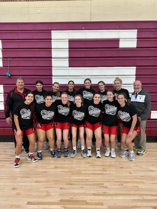 A nice bounce back win today for these ladies at Bay Shore in the Nassau Suffolk  challenge.  The lady knights enjoyed a 57/35 victory over Bay Shore HS