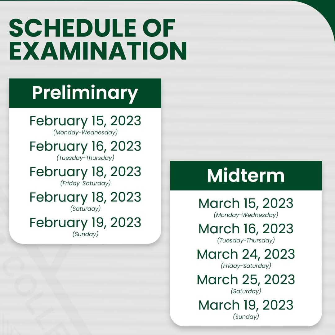 nagakule's tweet photo. Heads up Tigers!

As the 2nd semester of the academic year 2022-2023 kickoff, prepare yourselves and mark your calendars for the upcoming regular holidays and schedule of examinations.

Meanwhile, the start of classes for the undergraduate level will begin this January 16. https://t.co/r9pf6NXRJ9