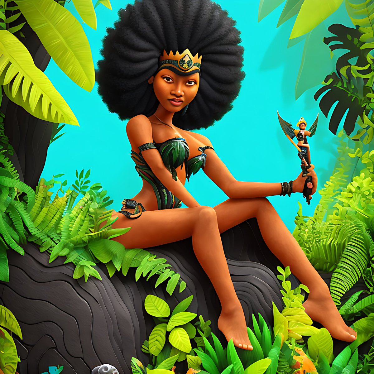 Trying something new.
#aiart #ebonyAI #ai #digitalart #digitalillustration