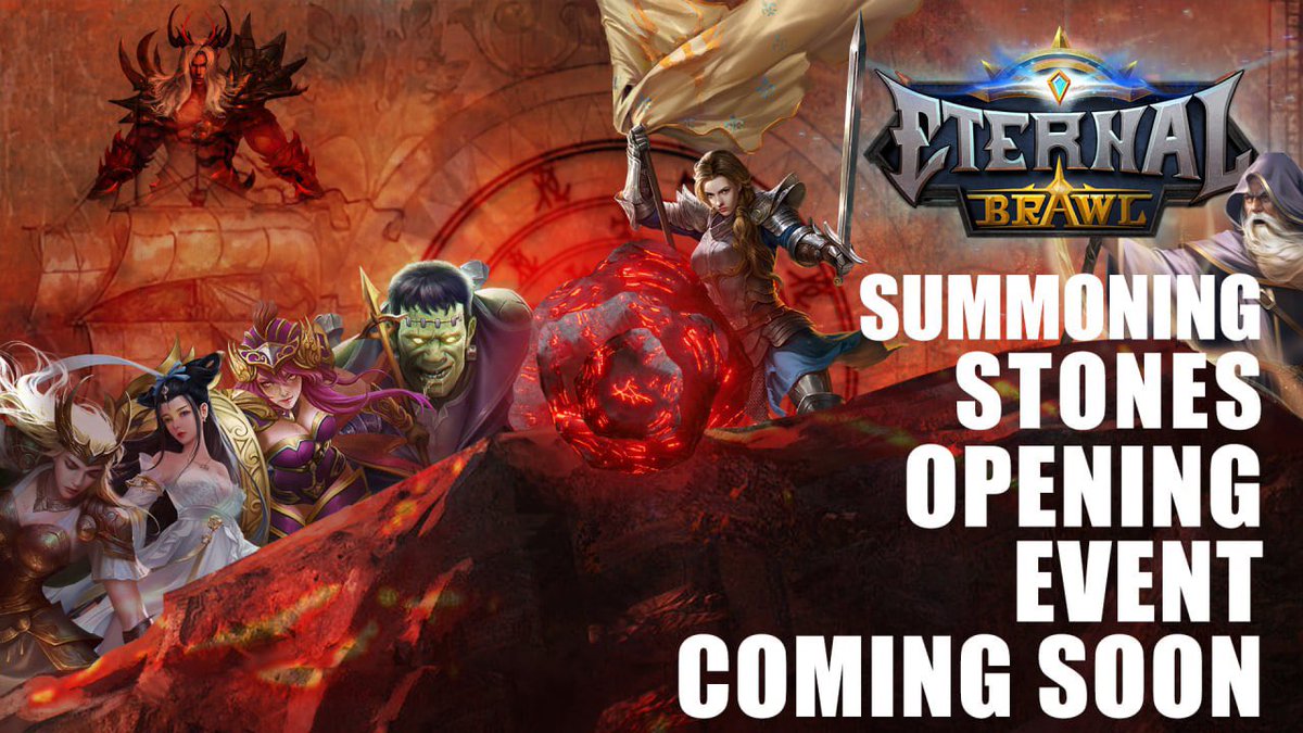 Howdy, Brawlers!

🔥Buckle up cause we're holding our much awaited Opening Event of the Summoning Stones of Eternal Brawl in the coming weeks &amp; the Game will be launching next month.

💀Choose your epic hero and prepare to win battles! 

Join EternalBrawl.io

#P2E #NFT