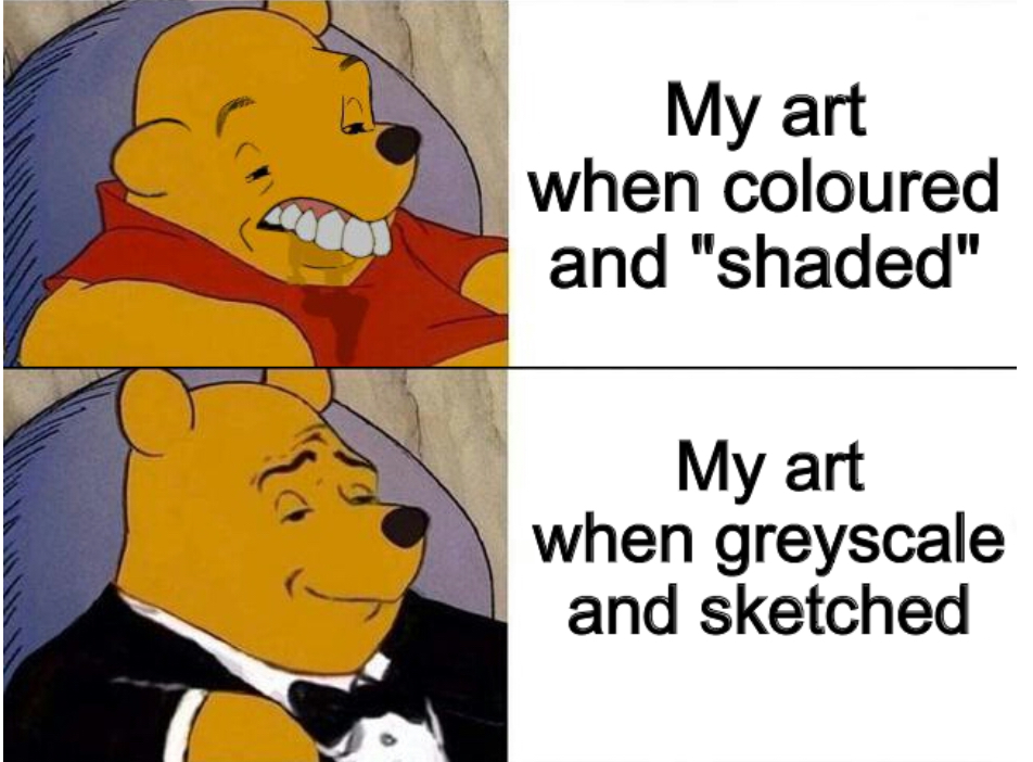 ClippWasHere's tweet image. Har har meme dump about my art skill go brrr
#funners
