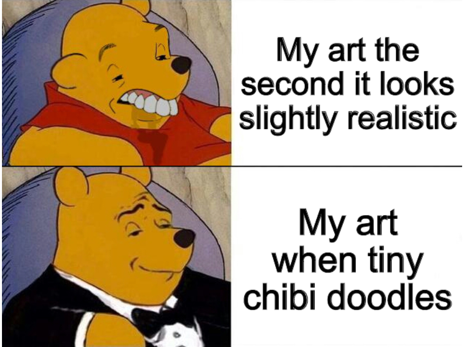 ClippWasHere's tweet image. Har har meme dump about my art skill go brrr
#funners