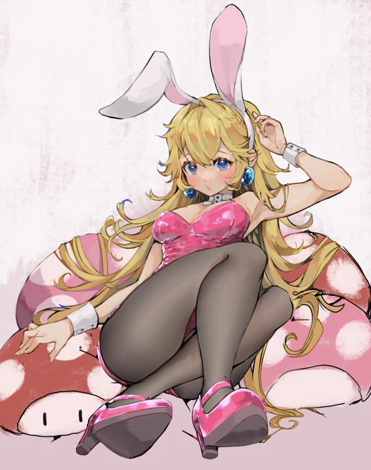 Sad news  I finished my previous Peach Bunny WIP with a full bg and everything, but then CSP crashed on my iPad, and now it's gone  RIP.So here's the full wip because idk if I'll every finish it 