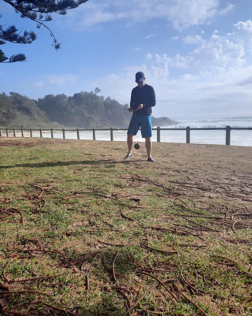 NickODonoghue's tweet image. I got to practice my #DiaboloSkills and tried to get to grips with my #DevilStick during my holiday.