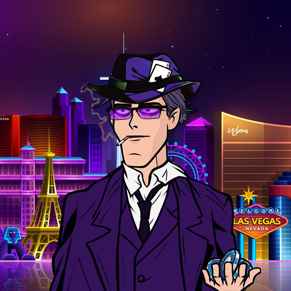 Zaisanka was a Degen with all the money and resources he needed. Always looking for opportunities. It was the rush of the game, the thrill of the bet, that fueled his passion. Zaisanka was always in his element when he was risking it all. Some called him reckless.

#NFT #Anime