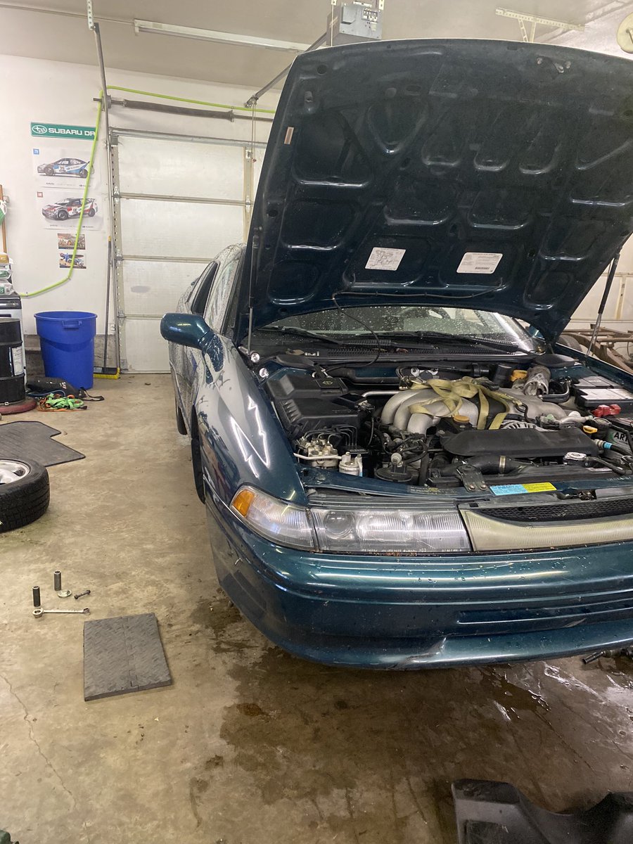 Replaced a trans in this SVX, super cool car.