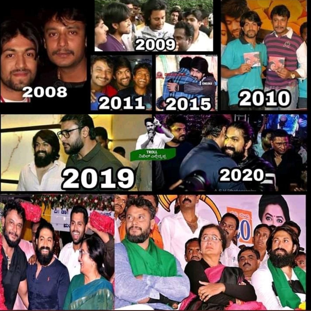 From then to now their bonding has never changed. Best wishes to RS Yash anna from #Dboss fans. 
#HBDRockingStarYash 
#HappyBirthdayYash