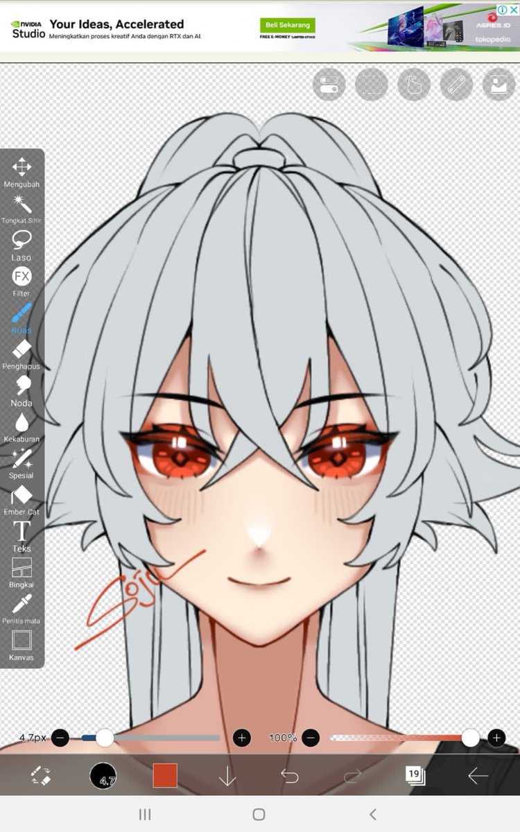 Sojumaoo's tweet photo. btw i drew a new oc, her name is Shu ! https://t.co/B3591LpCkM