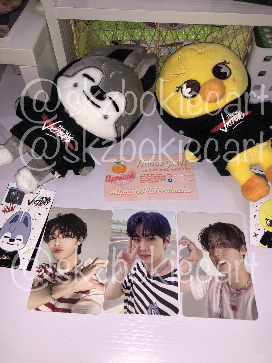 skzchancart's tweet photo. 《 #bokiemails 》
💌 @apricotandcoph #ApricotPHFeedbacks
Hello already received my wolf chan mini plush , bbokari mini plush & photocards they arrived safely ! thank you so much & thank you also for the freebies 🫶 till next budol po https://t.co/aGBPFvQR3y