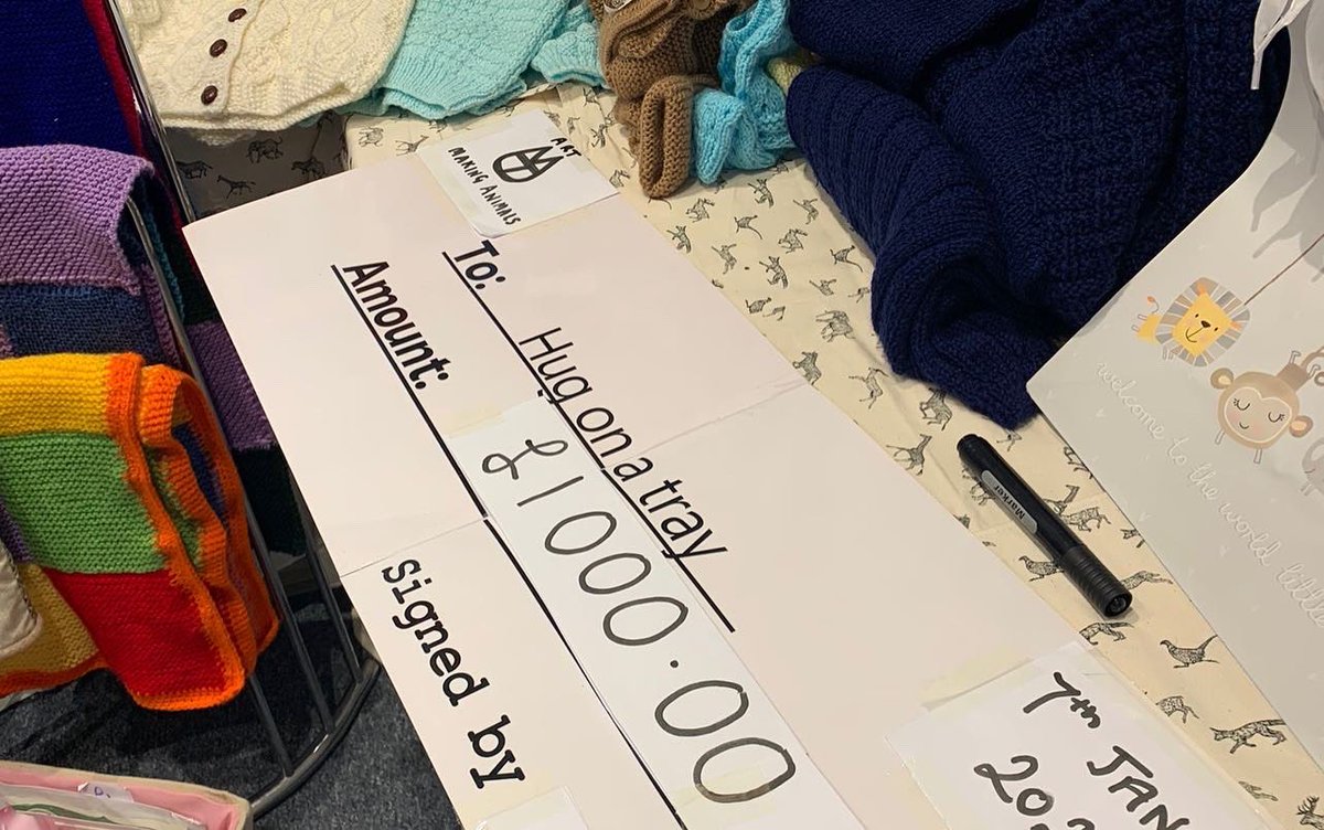 MakingAnimalArt's tweet image. What a start to 2023!! Meeting the warm hearted and inspiring people at Hug On A Tray, getting a hug and a go on their famous tombola and giving them £1,000. Thank you all.

We will keep the Christmas song here so you can donate year after year! artmakinganimals.bandcamp.com/track/paper-ch…

HNY