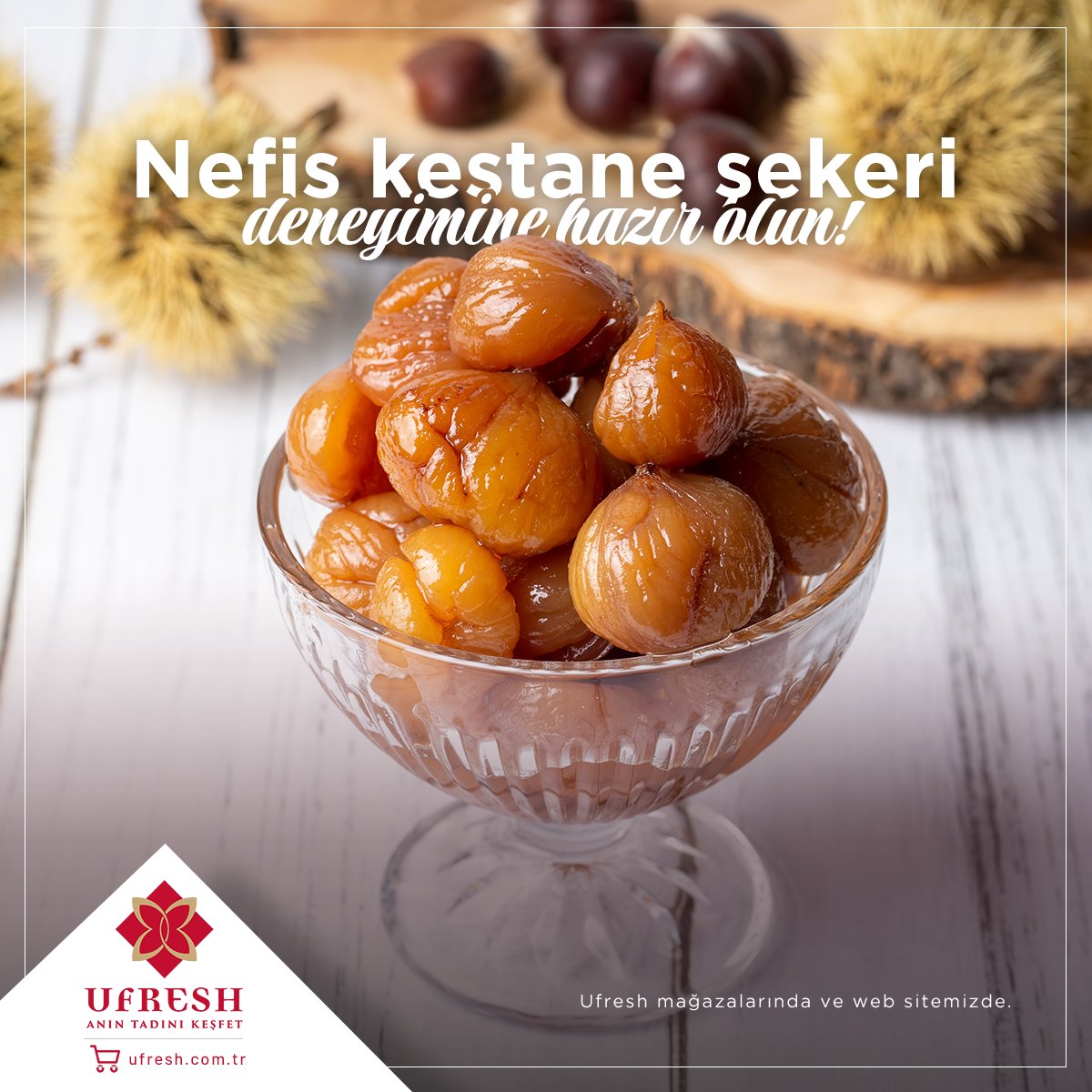 UFreshKurumsal's tweet photo. Şerbetini içine çekmiş nefis kestane şekerleri Ufresh güvencesiyle anın tadını keşfetmenizi sağlıyor! 🌰

#ufresh #kuruyemiş #çerez #alışveriş #mağaza #izmir #aydın #nazilli #kuşadası #onlinealışveriş https://t.co/xuoFGPEaA9
