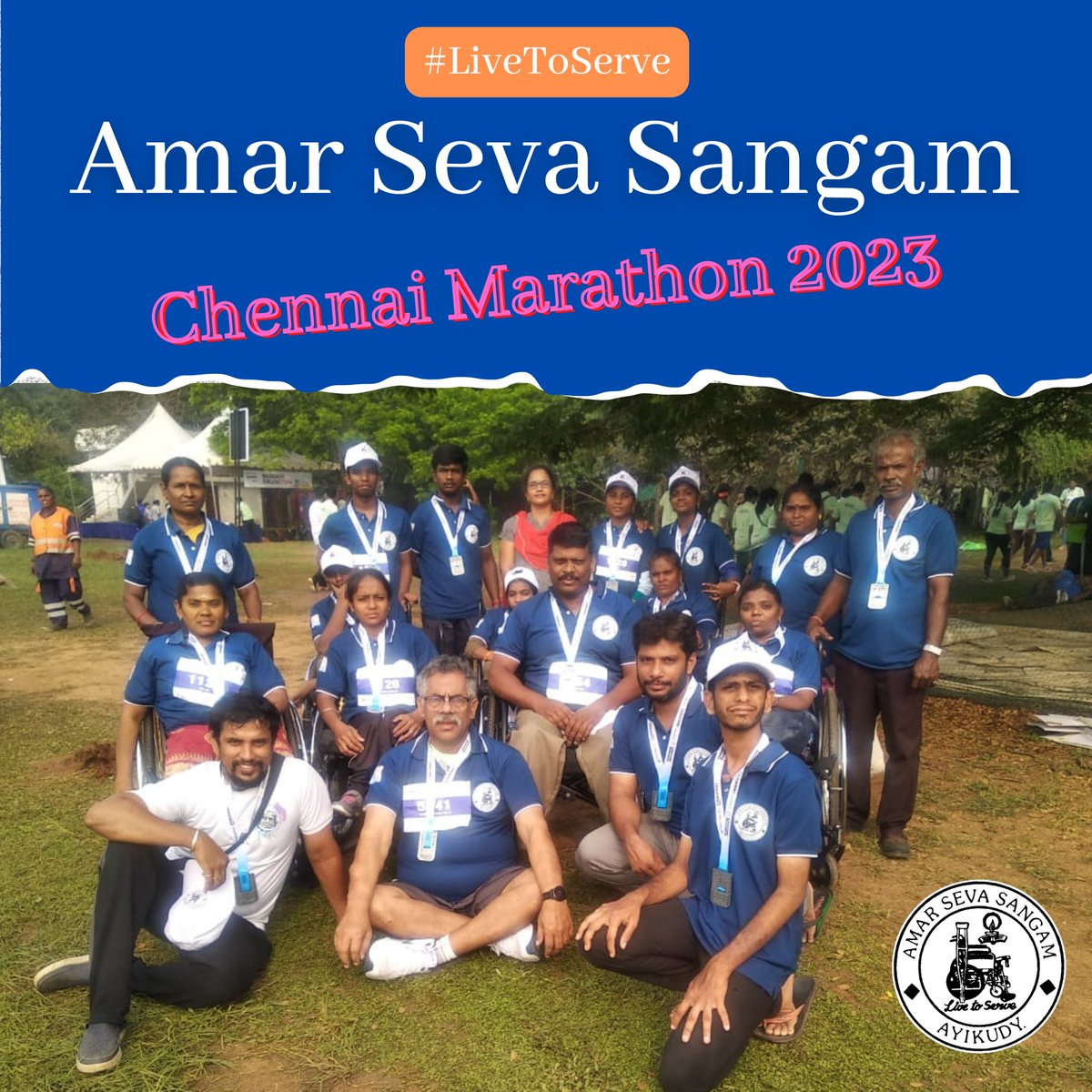 amarseva's tweet photo. Amar Seva Sangam, Ayikudi (ASSA) team at Chennai Marathon 2023. “Inclusive Education for Students with Disabilities” is the cause for this year’s run.
#LivetoServe #Marathon #YouCanMakeADifference #AnInclusiveWorld #EnablingInclusion #ASSA https://t.co/ldkq1cEc9B