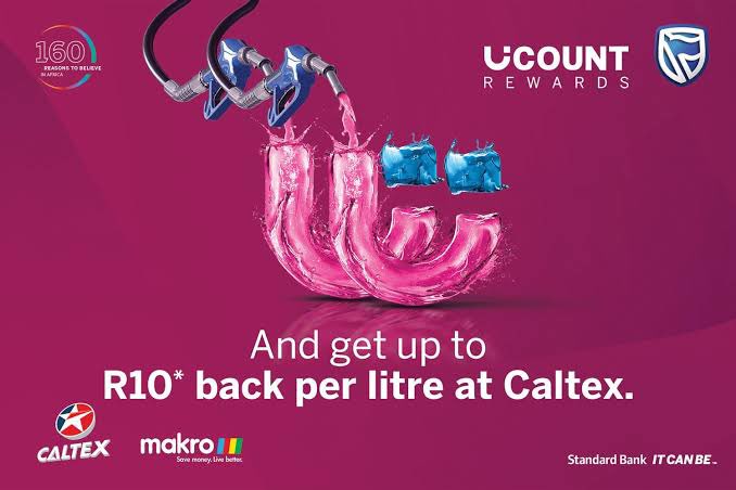 sher_1985's tweet photo. #UCount and @StandardBankZA Double up your Fuel rewards by spending R500 at Makro and only filling up at Caltex and Astron Energy filling stations and have 2 products with @StandardBankZA . People please follow me and I will follow you back to grow my #UCount Twitter Profile. https://t.co/8XyWe7qXI2