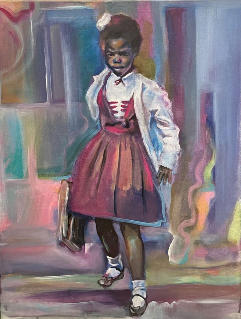 My son is an artist and I always get the most amazing birthday presents from him ❤️

Ruby Bridges, born in 1954, was the first African American student to attend an all-white school. At just 6 years old, Ruby helped pave the way for civil rights action - an inspiration to us all.