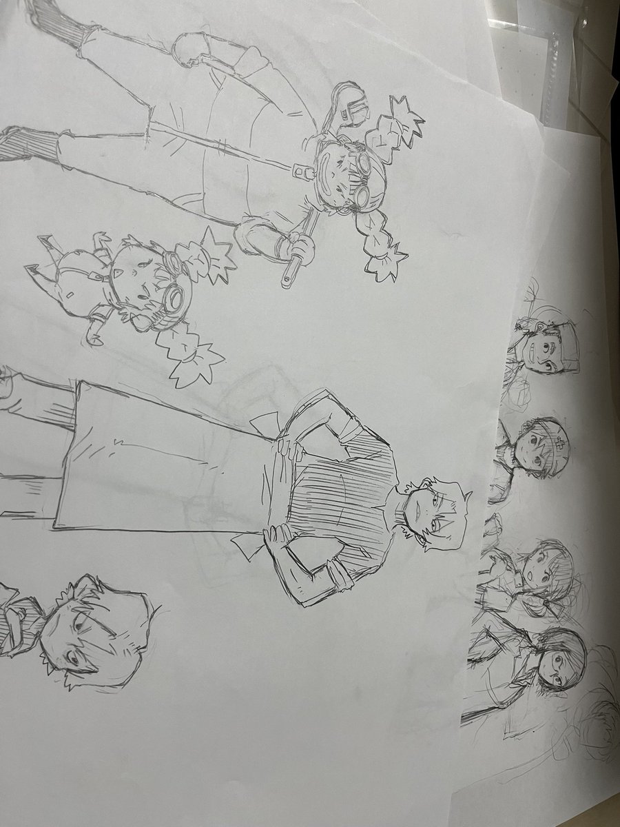 正直10年以上前の方が人描いてたから今より上手いまである(-。-; 
