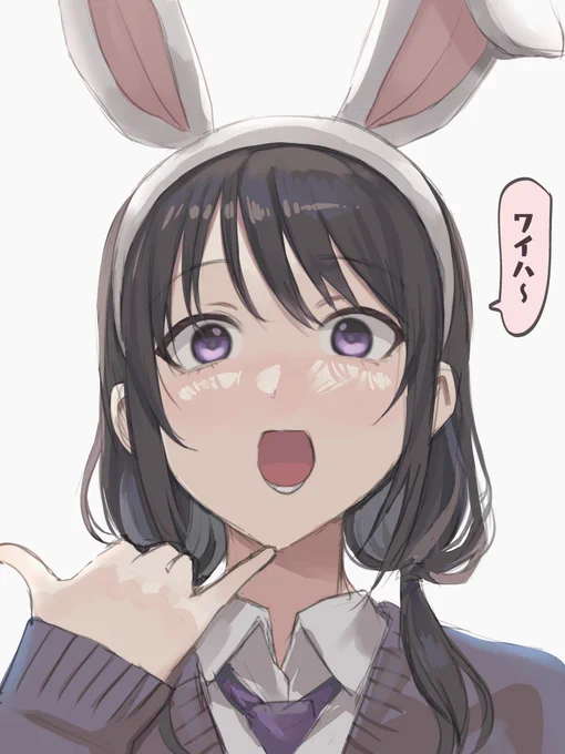 兎年といえばこれを描くしかなかった#わたモテ 