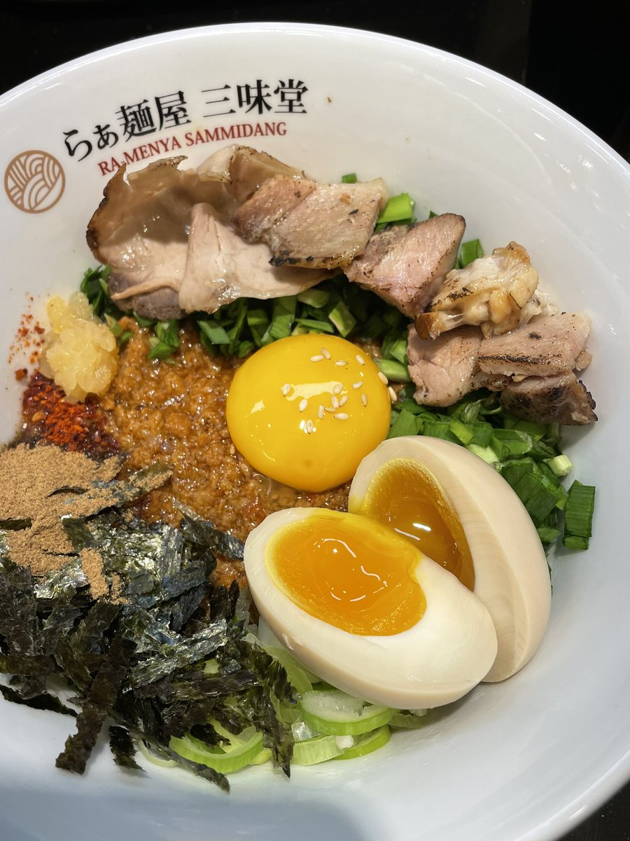 serodozer's tweet photo. 삼미당 송도점 

마제소바가 맞나 ? 하고 메뉴 보고 올 정도로 이 맛을 보면 다른 마제소바는 평균 이하로 느껴져.. 다들 꼭 먹어줘요 🍜 https://t.co/dAlNHmV6CF
