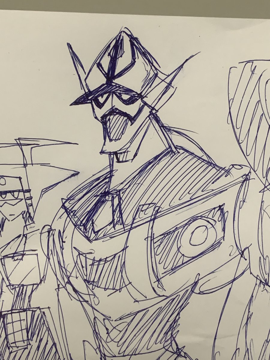 Rough sketch idea of mall cop Barricade 🚓
He's just a regular guy trying to do his job, but has to constantly deal with difficult people that it ruins his day...
#Transformers #Maccadam