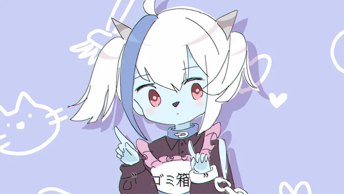 #いいねしてくれた人の創作キャラはなんの前触れもなく描いても良いんだなって思うタグついでにうちの子置いておこうの回み☆/アオカ//マキナモーメントかpixivにいっぱいいます 