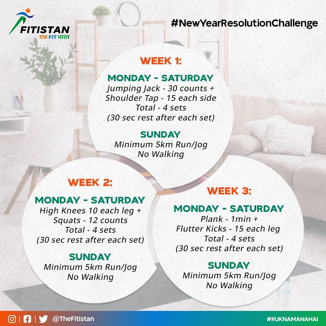 Fitistan 21 Days Resolution Challenge 
Google Form Link- tinyurl.com/2dfm3nwp

Note- The Google Form Link will be available until 9th January 2023, 9:00 AM.

#Fitistan #Fitbharat #Healthylife #healthyhabits #Fitness #Fitnesschallenge #Newyearchallenge #Plank #Jumpingjack