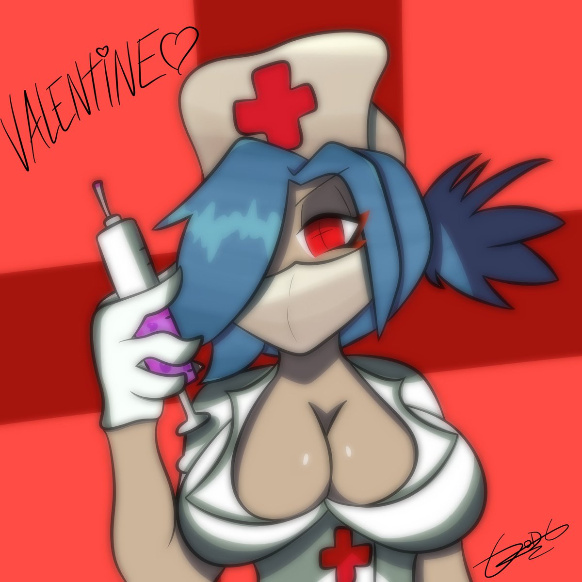God_R34's tweet photo. Valentine v2

#art #digitalart #valentine #valentineskullgirls #skullgirls #skullgirlsfanart https://t.co/3UBEyR9sBK