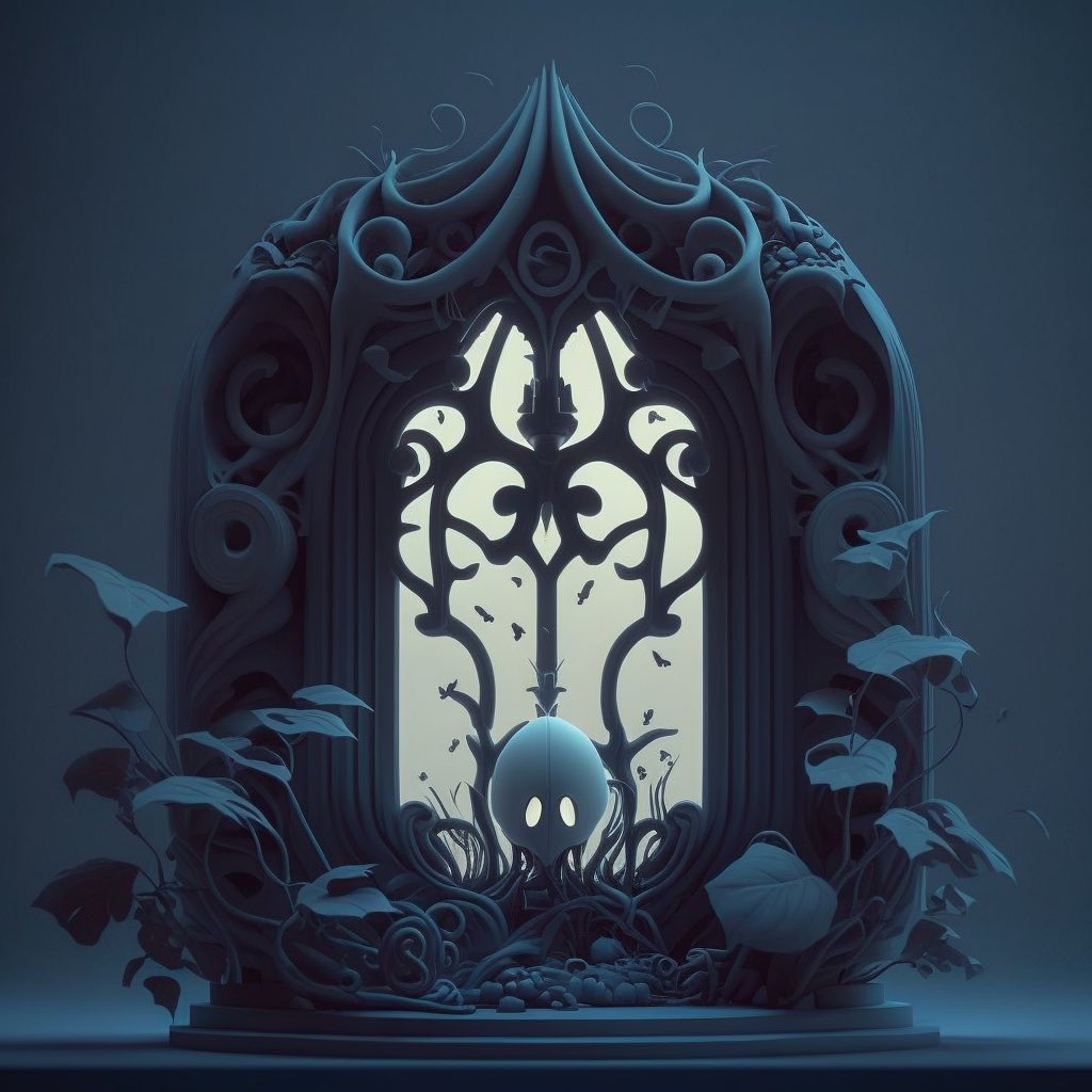 pedverodriguez's tweet photo. Testing MidJourney on @TeamCherryGames  HollowKnight game. From 2D to 3D #gamedesign #midjourneyAi #midjourney #ai #nft #meta https://t.co/0O6nq0xHRd