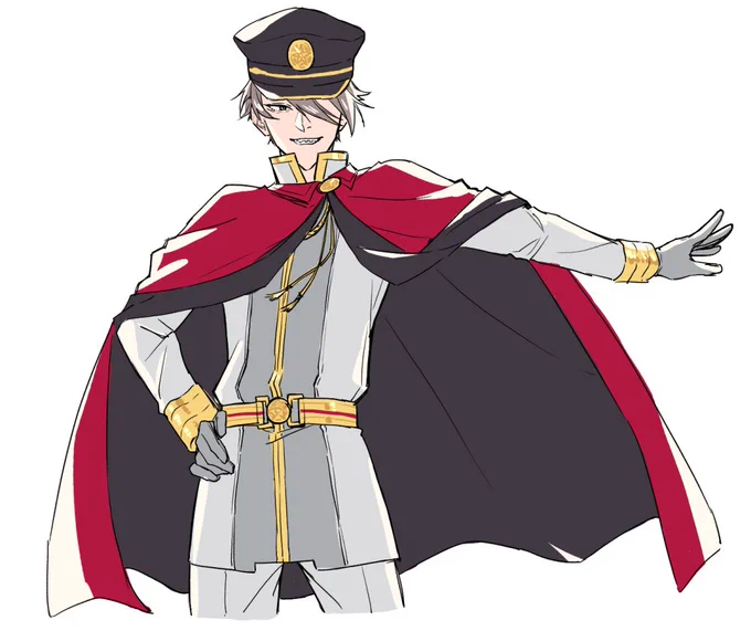 鳴瀬さんの絵茶にお邪魔したときに描いたイクsと焔轟 