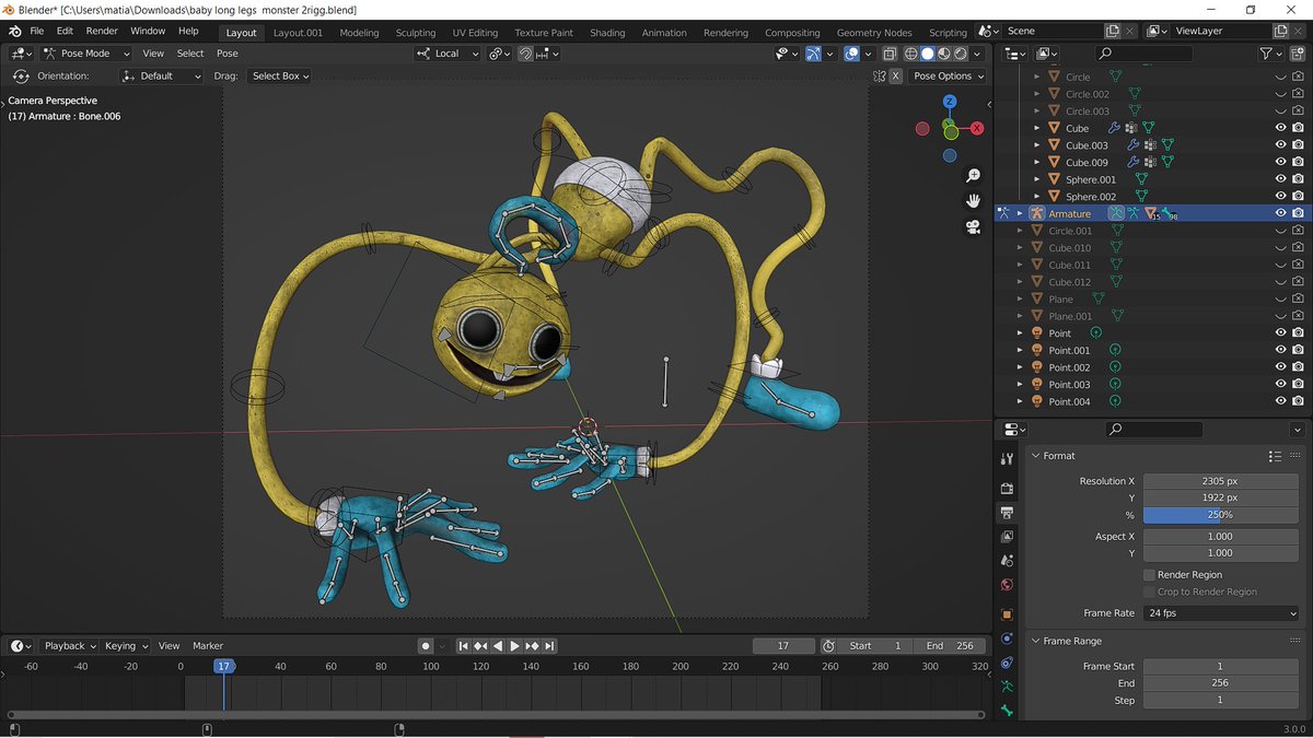 Bluegamer89's tweet photo. Baby long legs/ Monster 👶👶👶
@mobgamesstudios
@Poppyplaytimeco
#proyectPlaytime
#babylonglegs
#poppyPlaytime https://t.co/RJ3LM8UxeP