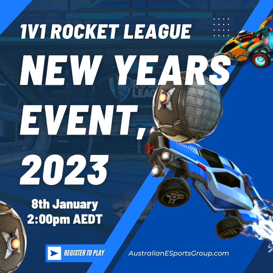 AustralESports's tweet photo. We are LIVE on https://t.co/qgNddKTdYj for #AESG ‘s first #RocketLeague esports event of 2023!
Join us in the livestream - You Can participate in the tournament brackets too!
See you in chat in 3.. 2.. 1.. 🎊
#esports #gaming #competitive #web3 #nft #ilynxy3 #archiebobby222 https://t.co/aS71h3brcM