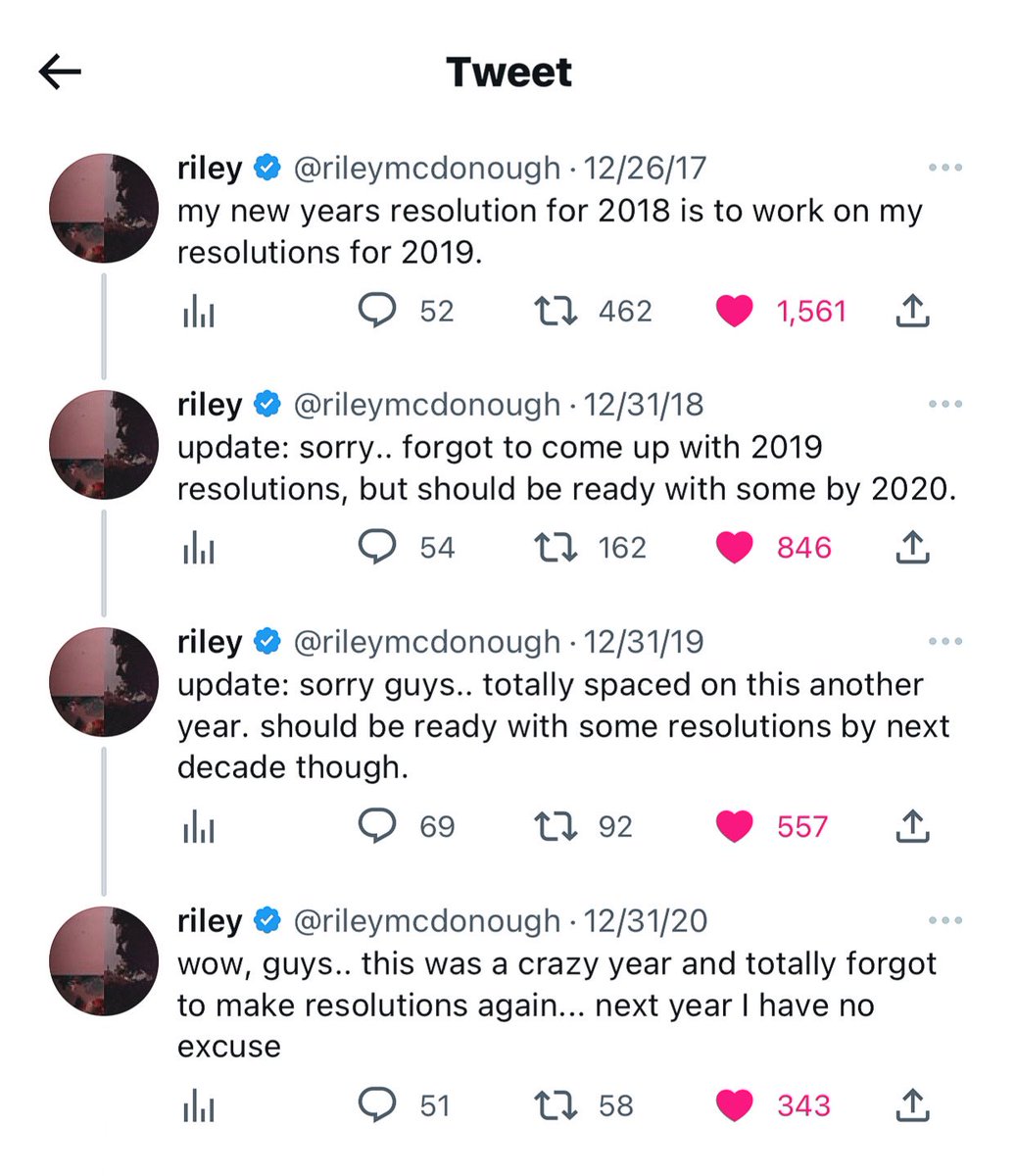 luII_a_BYE's tweet photo. @tobymcdonough oh he’s copying his bro with the new years resolutions thread is he https://t.co/CEZfGnpdqm