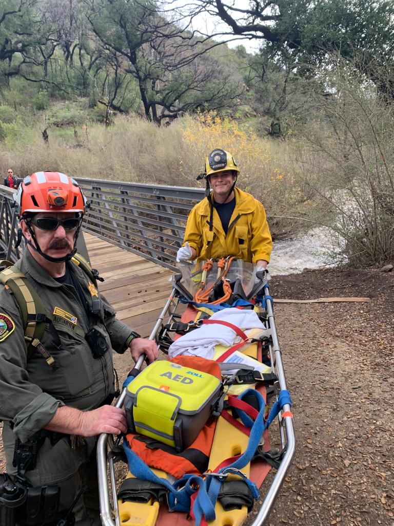 MalibuSAR's tweet photo. @MalibuSAR @LACOFD @McCormick_EMS &amp; @LACoFireAirOps responded to an injured #mountainbiker on #backbonetrail in #Malibu who suffered a trauma related chest injury from a fall approx 1.5 miles in on the trail at #NewtonCanyon.  #sar #searchandrescue #savinglives @LASDHQ @LHSLASD https://t.co/if0KQc3Vx9