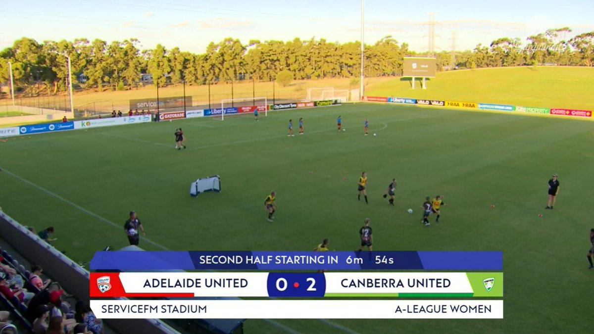 Another reminder that the ALM get two (2) TV slots and the whole kit and caboodle production wise while the ALW get no TV presence, a holding screen and a countdown clock