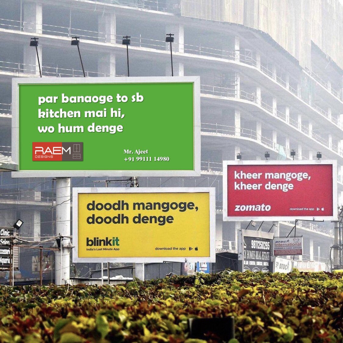 ajeetpgdm10's tweet image. Raem Designs a perfect place for partnership of milk and kheer @letsblinkit @zomato.

Not just hoping on the trend, but this is what we really do!

Build your dream kitchen with Raem Designs .

Reach out to us @9911114980

#trending #modularkitchen #blinkit #zomato #kitchendesign