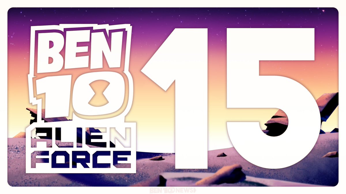 15 years ago today, Ben 10 Alien Force premiered on Cartoon