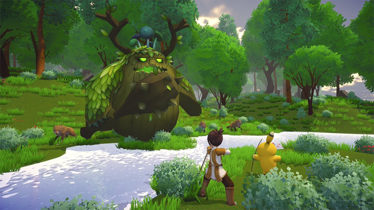omegacrafter_en's tweet photo. Each biome will have its own unique monsters which drop items to help build your town &amp; equipment. You can program your Grammi in different ways to help you fight. Let us know what you would like to be the Grammi to help you with! #omegacrafter #unity #gamedev #IndieGameDev https://t.co/yJqj6o096y